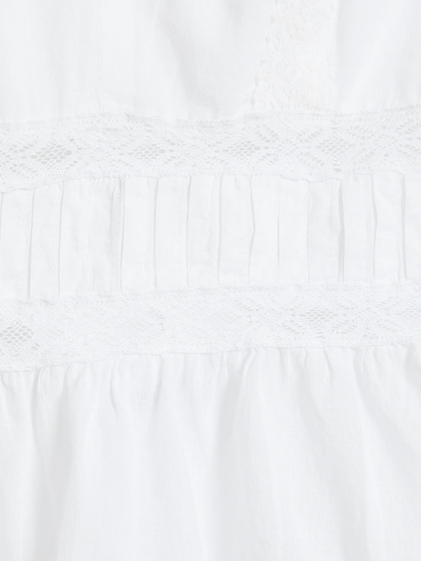 V-Neck Peplum Cami for Women – Cotton Lace Trim Sleeveless Top | Premier Leather