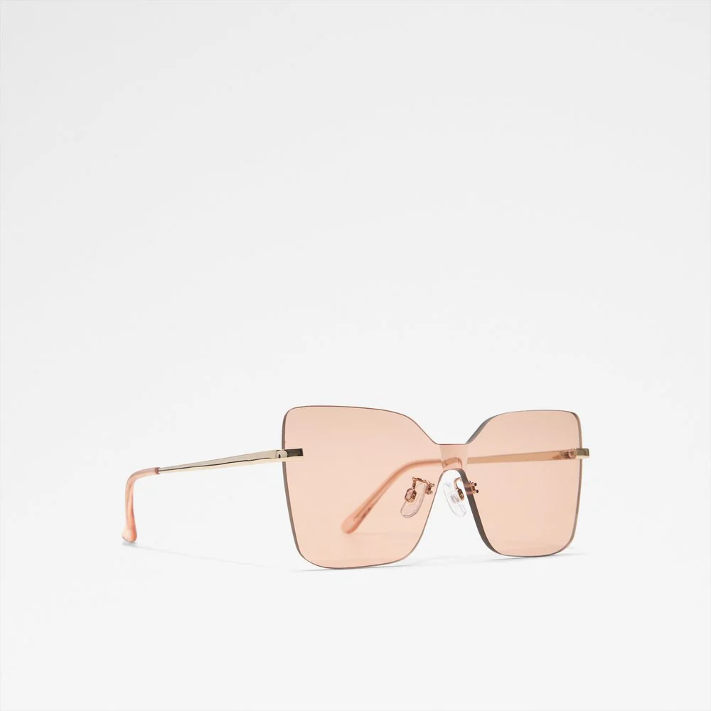 Aqua Luxe Oversized Rimless Square Sunglasses for Women | Premier Leather
