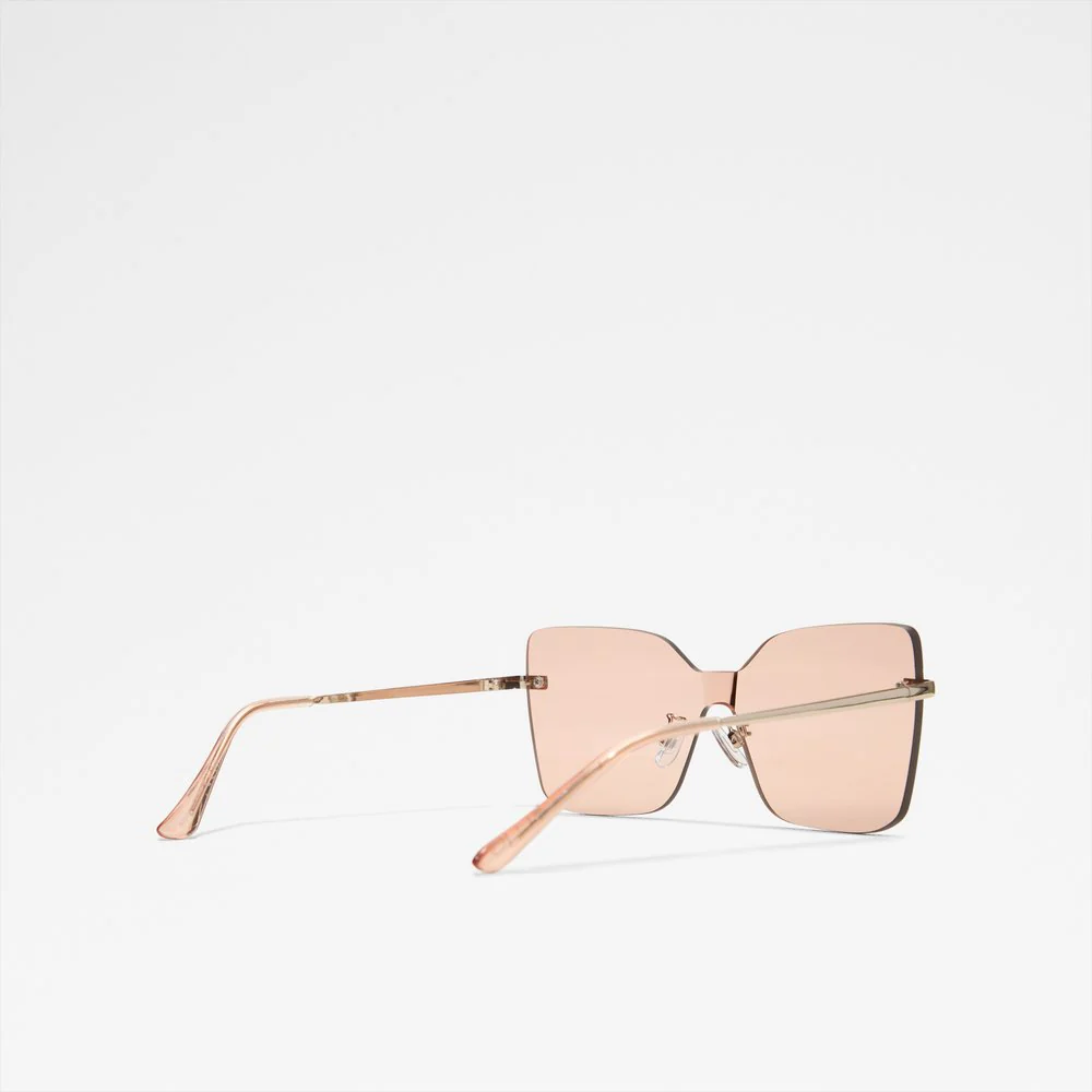 Aqua Luxe Oversized Rimless Square Sunglasses for Women | Premier Leather