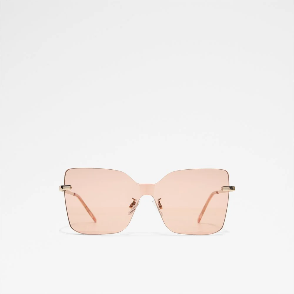Aqua Luxe Oversized Rimless Square Sunglasses for Women | Premier Leather