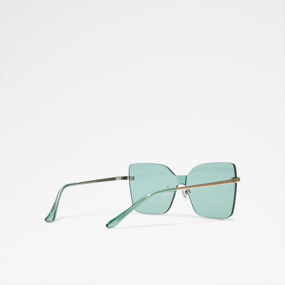 Aqua Luxe Oversized Rimless Square Sunglasses for Women | Premier Leather